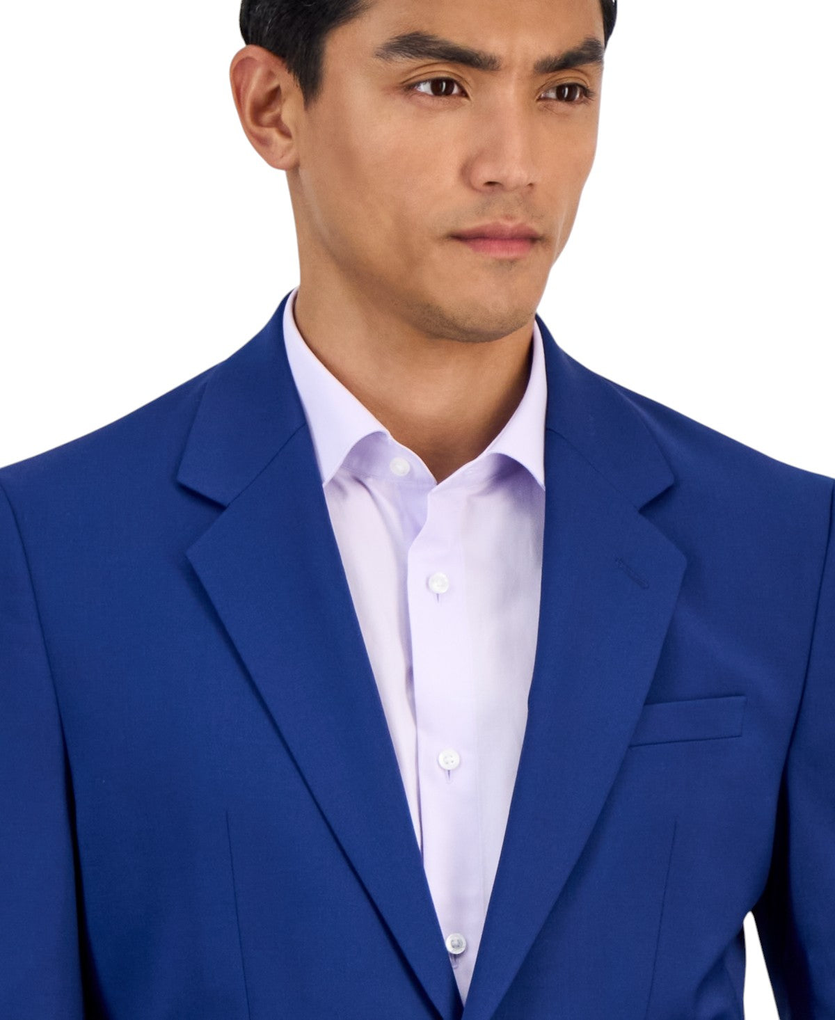 Hugo Boss Mens Modern fit Wool Suit Jacket Blazer 38 R Blue Solid