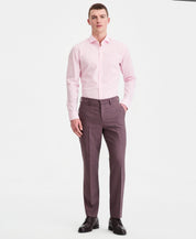 Hugo Boss Mens Modern fit Wool Dress Pants 33 / 32 Brown Solid