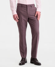 Hugo Boss Mens Modern fit Wool Dress Pants 33 / 32 Brown Solid