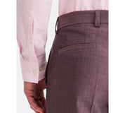 Hugo Boss Mens Modern fit Wool Dress Pants 33 / 32 Brown Solid