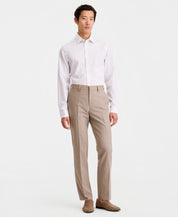 Hugo Boss Mens Modern fit Wool Dress Pants 33 / 30 Beige Solid