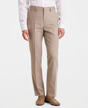 Hugo Boss Mens Modern fit Wool Dress Pants 33 / 30 Beige Solid