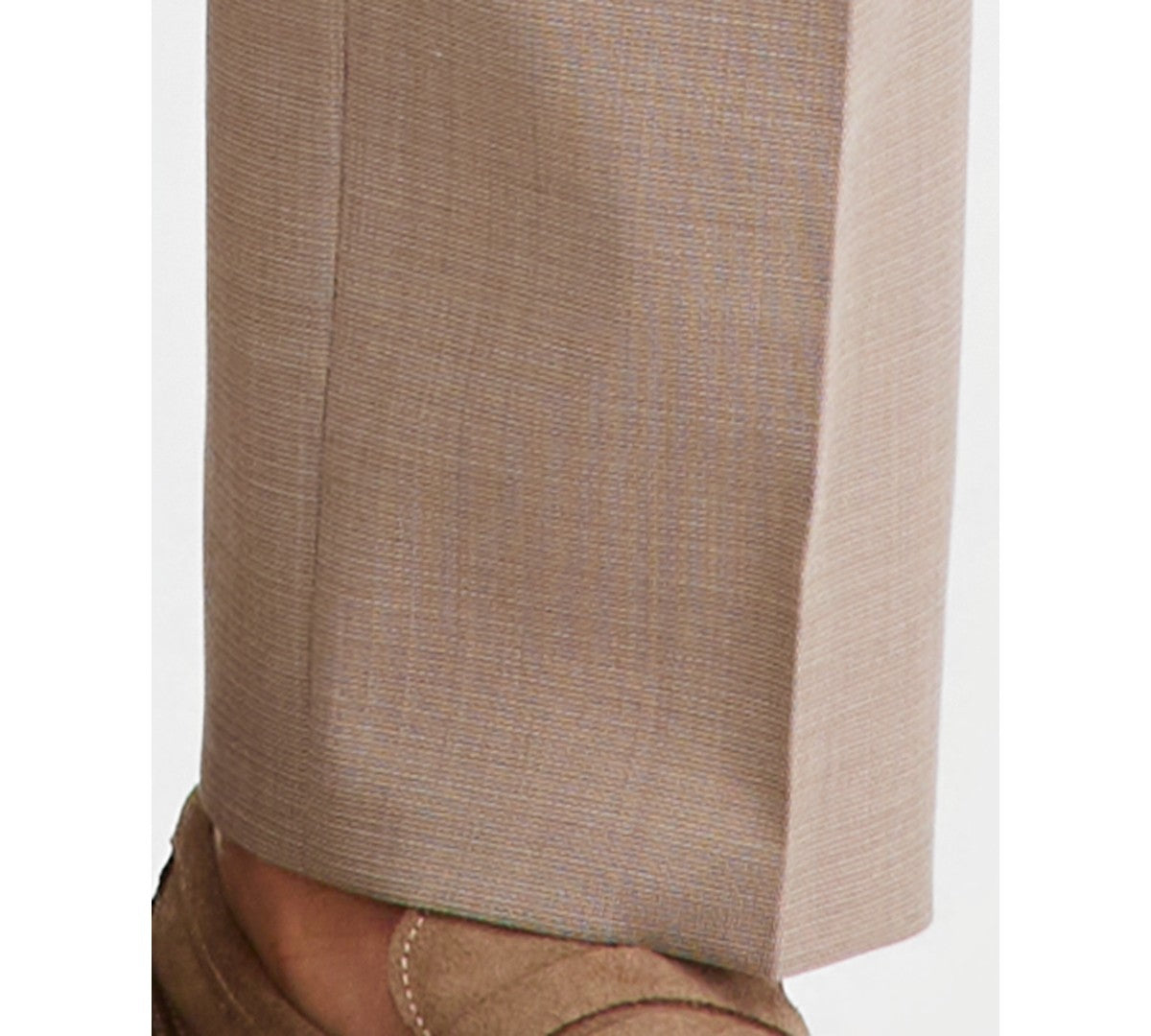 Hugo Boss Mens Modern fit Wool Dress Pants 33 / 30 Beige Solid