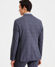 Hugo Boss Mens Modern fit Wool Suit Jacket Blazer 36 S Blue Plaid