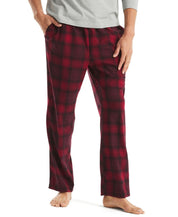 Nautica Mens Plaid Pajama Pants Rio Red Medium