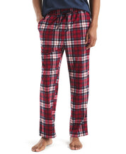 Nautica Mens Plaid Pajama Pants Rio Red Large