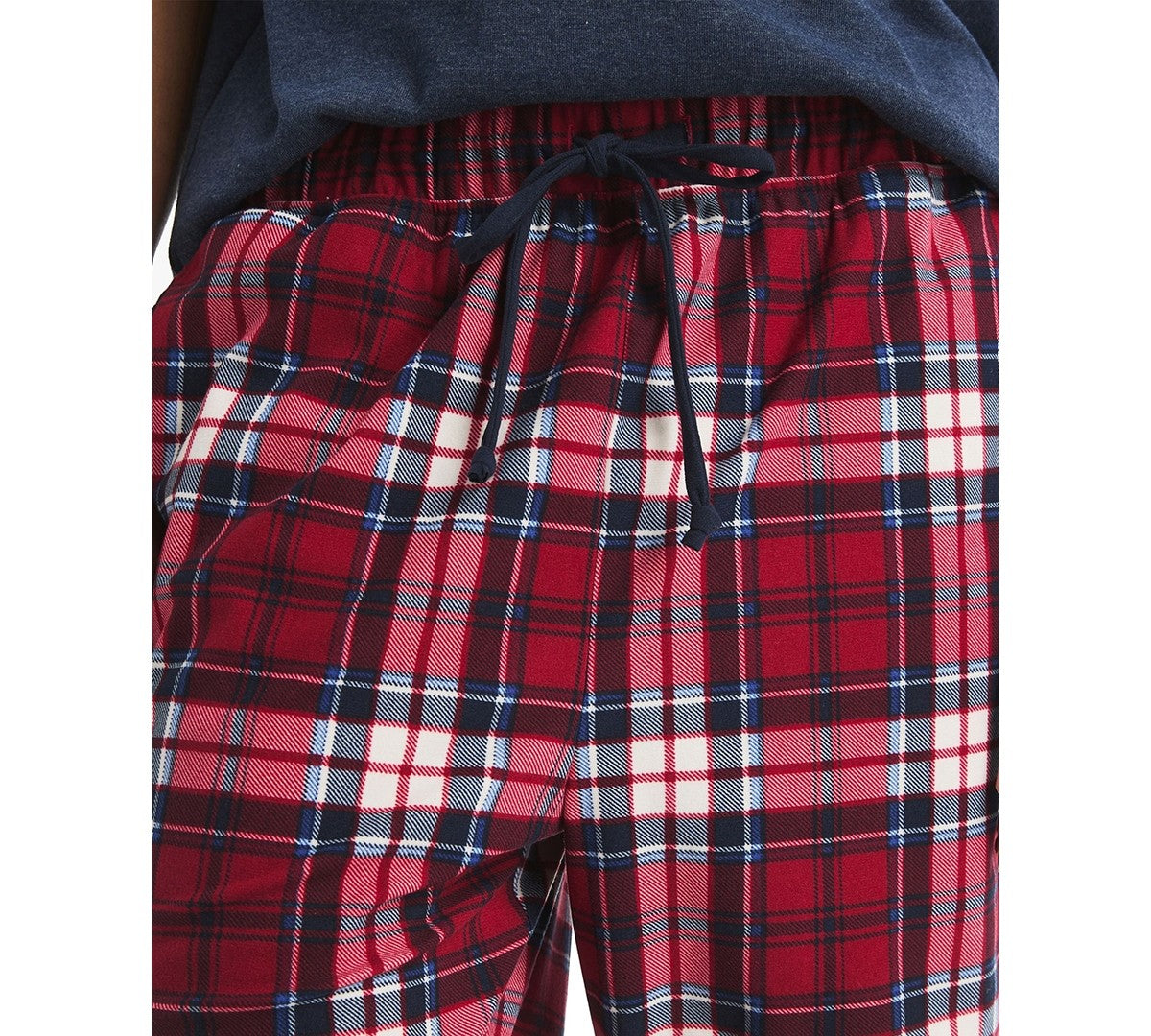 Nautica Mens Plaid Pajama Pants Rio Red Large