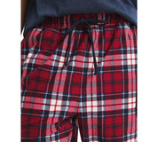 Nautica Mens Plaid Pajama Pants Rio Red Large