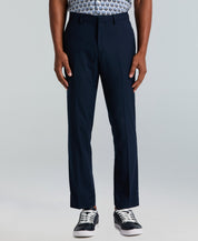 Perry Ellis Portfolio Men's Slim-Fit Dress Pants 34 / 32 Navy Blue Total Eclipse