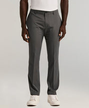 Perry Ellis Portfolio Mens Slim fit Dress Pants 30 / 32 Silver Solid Stretch