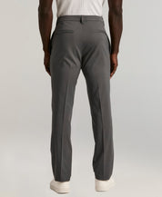 Perry Ellis Portfolio Mens Slim fit Dress Pants 30 / 32 Silver Solid Stretch