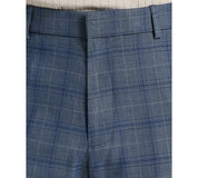 Perry Ellis Portfolio Mens Slim fit Dress Pants 30 / 32 Blue Plaid
