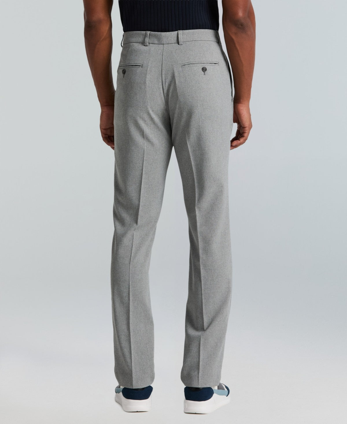 Perry Ellis Portfolio Mens Slim fit Dress Pants 36 / 30 Gray Plaid
