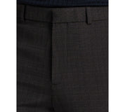 Perry Ellis Portfolio Mens Slim fit Dress Pants 32 / 32 Grey Plaid