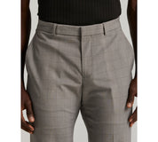 Perry Ellis Portfolio Mens Slim fit Dress Pants 34 / 32 Gray Check