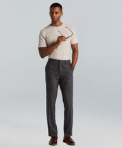 Perry Ellis Portfolio Mens Slim fit Dress Pants 32 / 32 Charcoal Grey Check