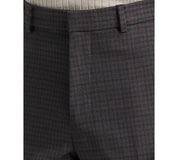 Perry Ellis Portfolio Mens Slim fit Dress Pants 32 / 32 Charcoal Grey Check