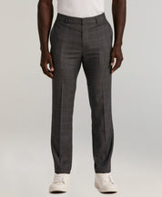 Perry Ellis Portfolio Mens Slim fit Dress Pants 34 / 32 Gray Plaid