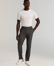 Perry Ellis Portfolio Mens Slim fit Dress Pants 34 / 32 Gray Plaid