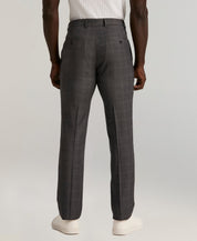 Perry Ellis Portfolio Mens Slim fit Dress Pants 34 / 32 Gray Plaid