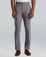 Perry Ellis Portfolio Mens Slim fit Dress Pants 34 / 30 Light Gray Solid
