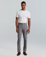 Perry Ellis Portfolio Mens Slim fit Dress Pants 34 / 30 Light Gray Solid