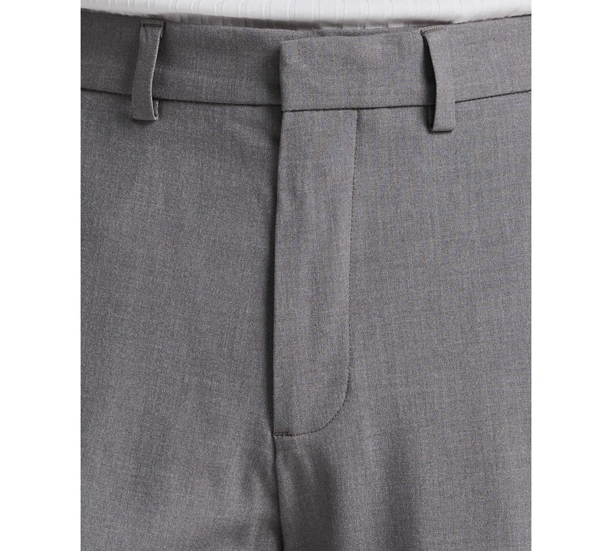 Perry Ellis Portfolio Mens Slim fit Dress Pants 36 / 30 Gray Solid