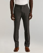 Perry Ellis Portfolio Mens Slim fit Dress Pants 34 / 32 Grey Solid