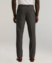 Perry Ellis Portfolio Mens Slim fit Dress Pants 34 / 32 Grey Solid