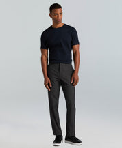 Perry Ellis Portfolio Mens Slim fit Dress Pants 34 / 30 Black Solid