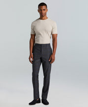 Perry Ellis Portfolio Mens Slim fit Dress Pants 33 / 32 Charcoal Gray Check