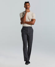 Perry Ellis Portfolio Mens Slim fit Dress Pants 33 / 32 Charcoal Gray Check