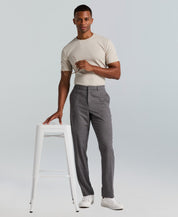 Perry Ellis Portfolio Mens Slim fit Dress Pants 32 / 30 Gray Plaid