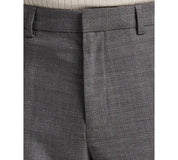 Perry Ellis Portfolio Mens Slim fit Dress Pants 32 / 30 Gray Plaid