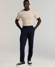 Perry Ellis Portfolio Mens Slim fit Dress Pants 32 / 30 Navy  Blue Plaid
