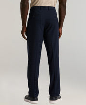 Perry Ellis Portfolio Mens Slim fit Dress Pants 32 / 30 Navy  Blue Plaid