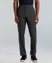 Perry Ellis Portfolio Mens Slim fit Dress Pants 34 / 30 Gray Check