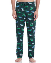 PGA Tour Mens Jersey Print Pajama Pants June Bug XL