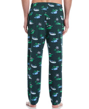 PGA Tour Mens Jersey Print Pajama Pants June Bug XL