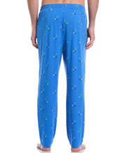 PGA Tour Mens Jersey Print Pajama Pants Campanula Large