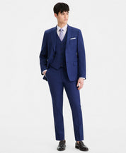 Tommy Hilfiger Mens Modern fit Wool Suit Jacket Blazer 38 L Blue Solid