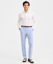 Michael Kors Mens Classic fit Cotton Dress Pants 34 / 29 Periwinkle Blue Solid