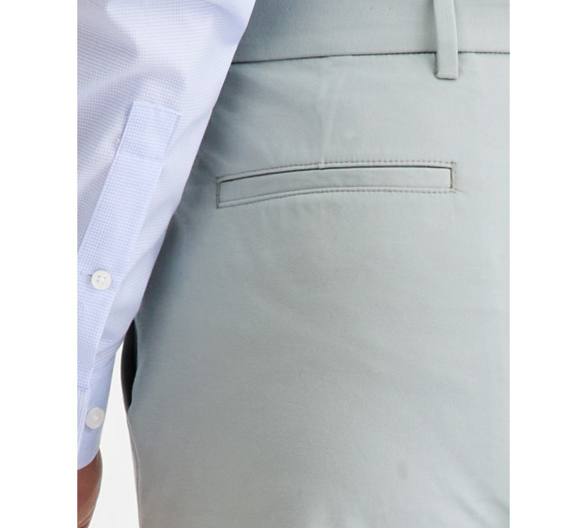 Michael Kors Mens Classic fit Cotton Dress Pants 40 / 29 Green Solid