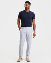 Michael Kors Mens Classic fit Dress Pants 34 / 34 Light Blue Window Sharkskin