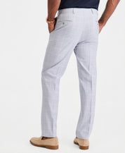 Michael Kors Mens Classic fit Dress Pants 36 / 32 Light Blue Window Sharkskin