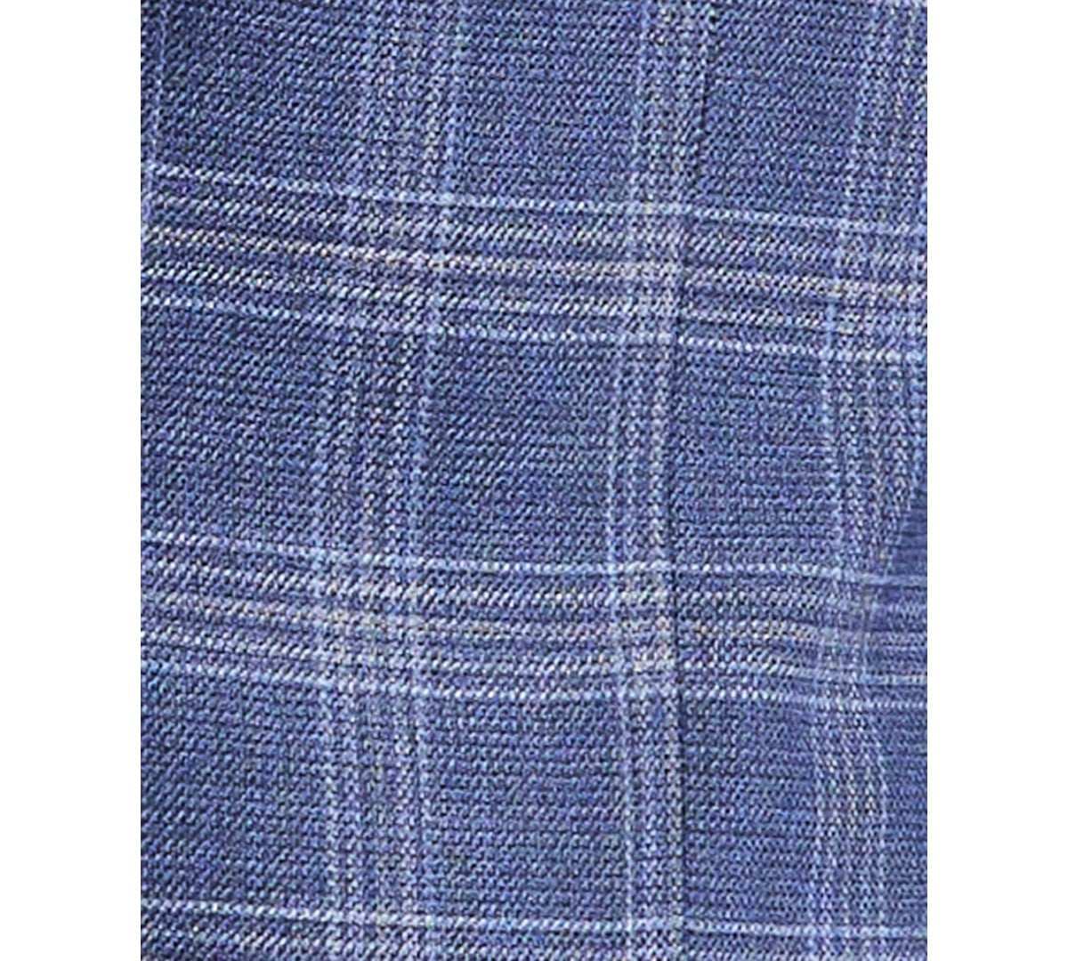 Tommy Hilfiger Mens Modern fit Sport Coat Blazer 42 R Mid Blue Plaid Stretch