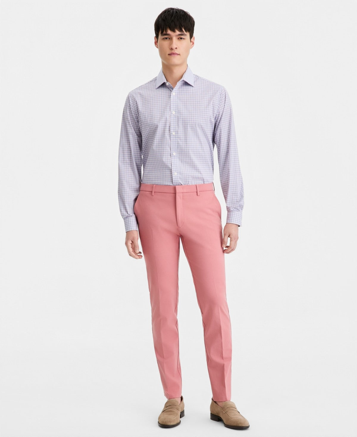 Tommy Hilfiger Mens Modern fit Dress Pants 36 / 30 Pink Coral