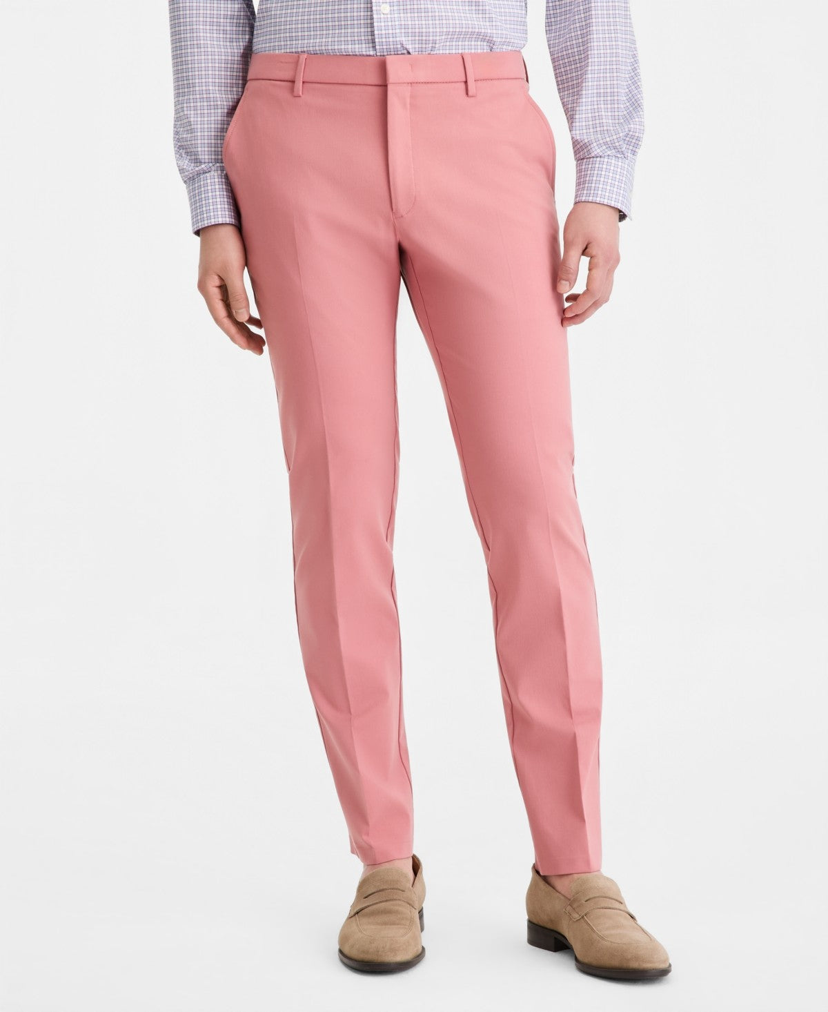 Tommy Hilfiger Mens Modern fit Dress Pants 36 / 30 Pink Coral
