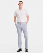 Tommy Hilfiger Mens Modern fit Dress Pants 30 / 30 Light Blue Plaid