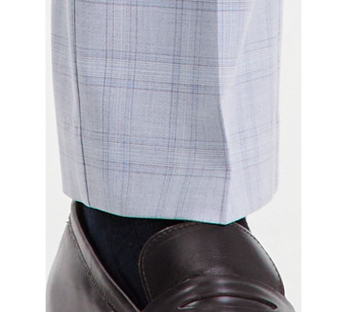 Tommy Hilfiger Mens Modern fit Dress Pants 34 / 30 Blue Plaid